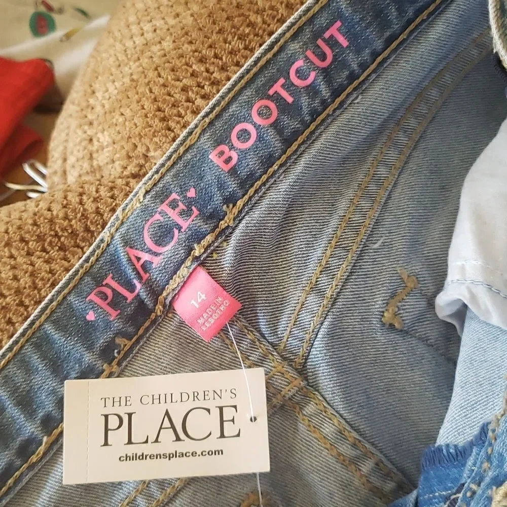 NWT The Children's Place Bootcut Jeans Sz 14